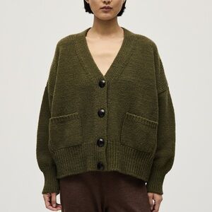 NEW Babaa Cardigan No17 Alga